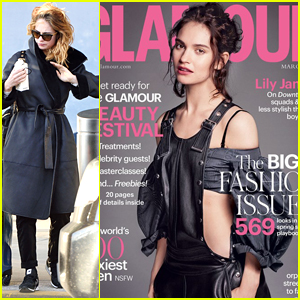 Lily James Covers 'Glamour UK' March 2016 - See The Cover Here!