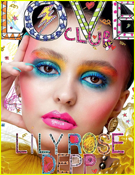 Lily-Rose Depp Wears Bold Blue Eye Shadow on 'Love' Mag's New Cover!
