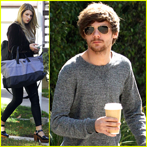 Louis Tomlinson Grabs Coffee & Briana Jungwirth Visits Family After Son Freddie's Birth