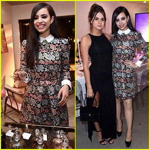 Maia Mitchell & Sofia Carson Have a Scent-Sational Time at JJJ's 'Star Darlings' Dinner!
