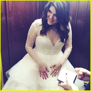 Molly Tarlov Teases Wedding Mag Photo Shoot In Gorgeous Monique Lhuillier Dress