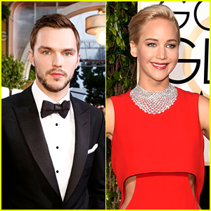 Nicholas Hoult & Jennifer Lawrence Had a Reunion at Golden Globes 2016!