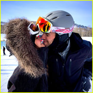 Nina Dobrev Smooches Boyfriend Austin Stowell During Fun Snowboarding Trip!