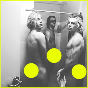 Ross Lynch Bares Bum with Brothers Rocky & Riker on Instagram - See The Pic!