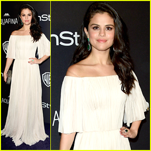 Selena Gomez Steps Out For Golden Globes After Party