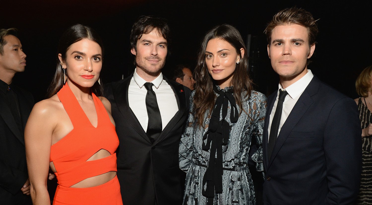 Ian Somerhalder & Paul Wesley Attend Art of Elysium Gala with Their Ladies!  | Arielle Kebbel, Danielle Panabaker, Ian Somerhalder, Kat Graham, Nikki  Reed, Paul Wesley, Phoebe Tonkin | Just Jared Jr.