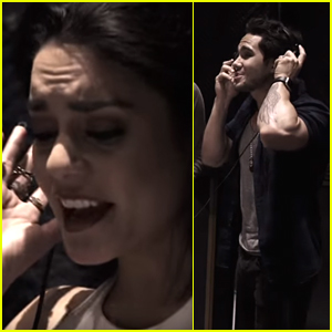 Vanessa Hudgens & Carlos PenaVega Record 'Grease Is The Word' With Jessie J