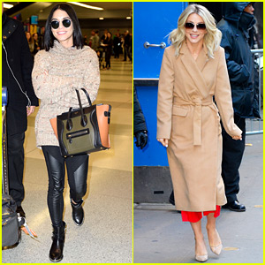 Vanessa Hudgens & Julianne Hough Get Ready for 'Grease: Live' From NYC!