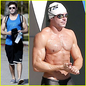 Zac Efron Shows Off Buff Shirtless Body While Preparing for 'Baywatch' Role!
