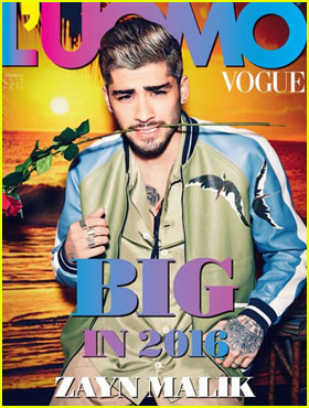 Zayn Malik Covers Luomo Vogue, Says One Direction Guys Haven't Texed Him Back