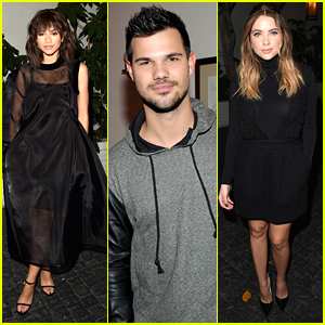 Zendaya Hits Up W Mag's 'Best Performances' Issue Party With Taylor Lautner