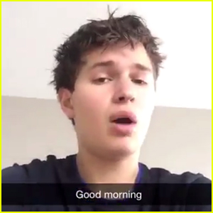 Ansel Elgort Gives Surprise Singing Performance on Snapchat - Watch Now!