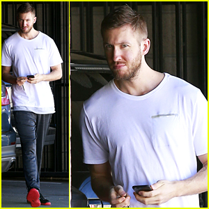 Calvin Harris Works Up a Sweat in Los Angeles