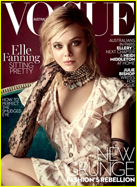 Elle Fanning Nabs Vogue Australia's March 2016 Cover - See It Here!