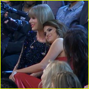 Watch Taylor Swift & Selena Gomez on the Grammys 2016 Audience Cam! (Video)