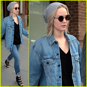 Jennifer Lawrence Rocks A Denim Outfit for NYC Outing!