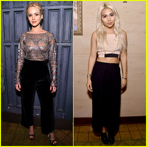 Jennifer Lawrence Speaks Out at Dinner for Equality with Hayley Kiyoko