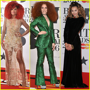 Fleur East Wows With New Red Hair At BRIT Awards 2016