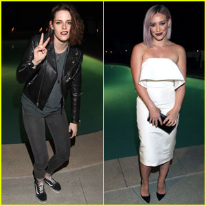Kristen Stewart Brings Peace to Albright Fashion Library Launch