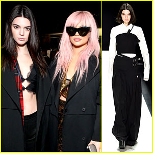 Kylie Jenner Supports Sis Kendall Jenner at Vera Wang NYFW 2016 Show