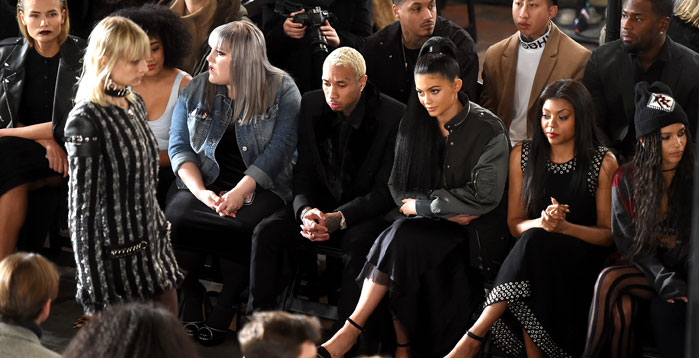 Kylie Jenner Sits Front Row With Tyga at Alexander Wang NYFW 2016 Show