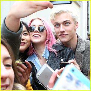 Lucky Blue Smith & Sister Pyper America Hit Milan Fashion Week Together