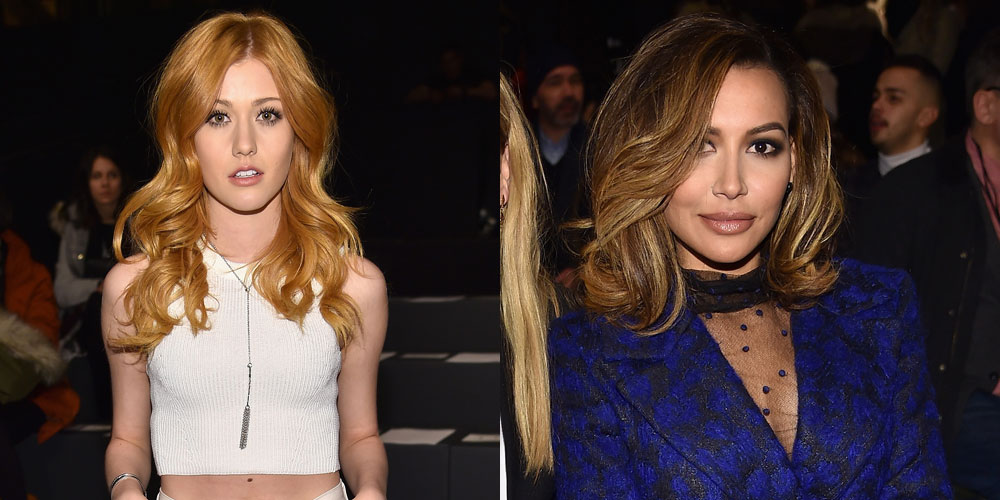 Katherine McNamara & Naya Rivera Hit Up the Monique Lhuillier Show!