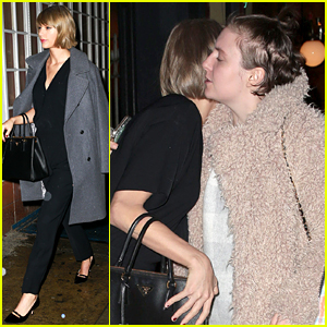 Taylor Swift Grabs Dinner with Lena Dunham in NYC After Attending BFF's Wedding