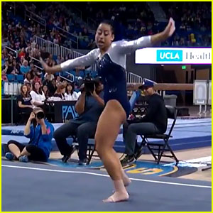 UCLA Gymnast Sophina DeJesus Goes Viral After 'Whip & Nae Nae' Floor Routine - Watch Now!