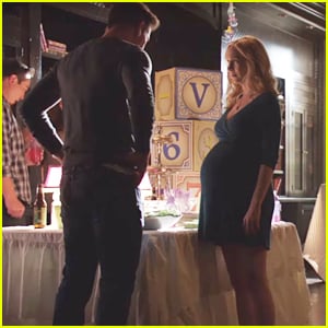 'The Vampire Diaries' Sneak Peek: Alaric & Caroline Have A Baby Shower (Video)