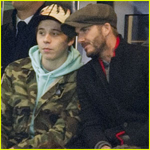 Brooklyn Beckham Takes in Some Soccer With His Dad David!