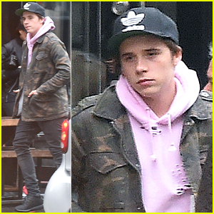 Brooklyn Beckham Grabs Lunch with Mom Victoria Before Birthday