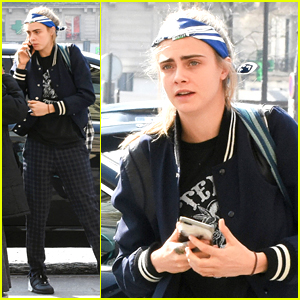 Cara Delevingne Beats Paparazzi at Their Own Game in Paris