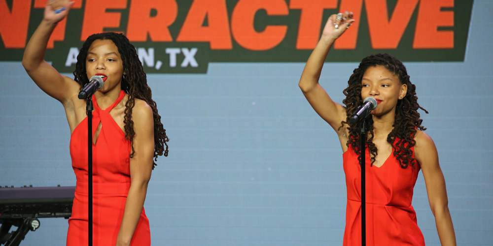 Chloe & Halle Perform ‘This Is For My Girls’ at SXSW Keynote With Michelle Obama