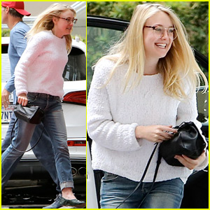Dakota Fanning Is All Smiles In Hollywood