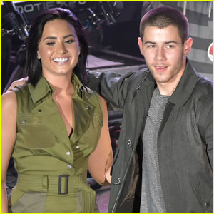 Nick Jonas & Demi Lovato Hit the Victorias Secret Swim Special Stage - Watch Now!