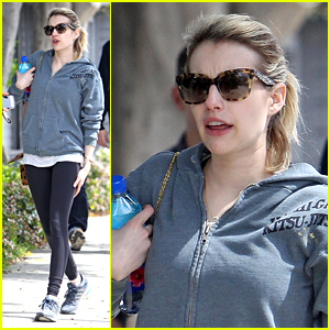Emma Roberts Has the Most Relaxing Saturday Ever