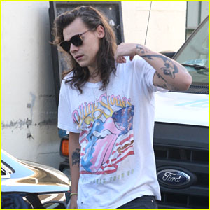 Harry Styles Goes Shopping in Beverly Hills
