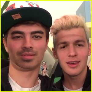 Ansel Elgort Hilariously Swaps Faces With Joe Jonas - Watch Now!