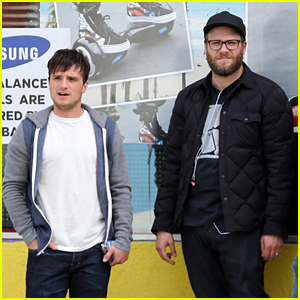 Josh Hutcherson Films With Seth Rogen for 'Future Man' Series