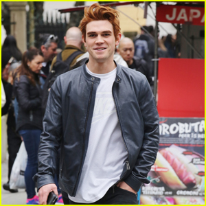 KJ Apa Shows Off Red Archie Hair in Vancouver!