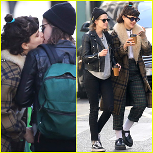 Kristen Stewart Gets a Kiss From Rumored Girlfriend Soko