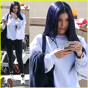 Kylie Jenner Debuts Midnight Blue Hair After Saying Her Hair Is Partially 'Destroyed'
