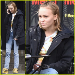 Lily-Rose Depp Lunches it Up in Paris!