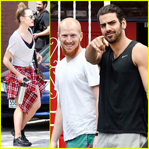 Nyle DiMarco Brings Twin Brother Nico To DWTS Practice