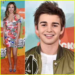 Ryan Newman & Jack Griffo Couple Up For Kids Choice Awards 2016
