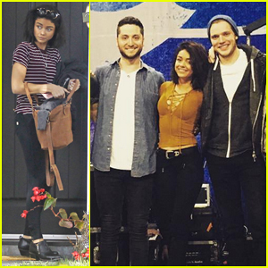 Sarah Hyland Flies to London for 24 Hours to See Boyfriend Dominic Sherwood