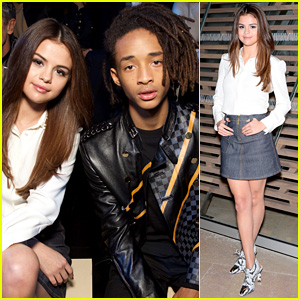 Selena Gomez Meets Up with Jaden Smith at Louis Vuitton Show!