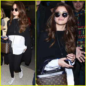 Selena Gomez Heads Back Home After Being Abroad