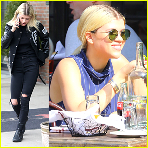 Sofia Richie Grabs Lunch at Gemma with Friends